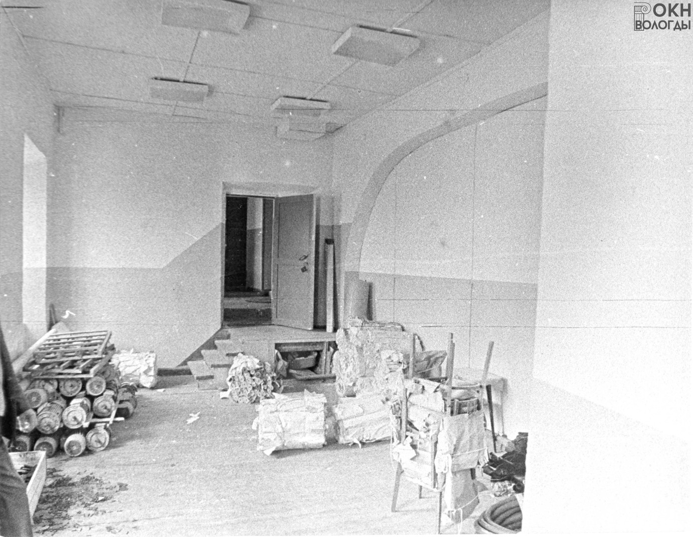 Интерьер комнаты второго этажа, 1984 год