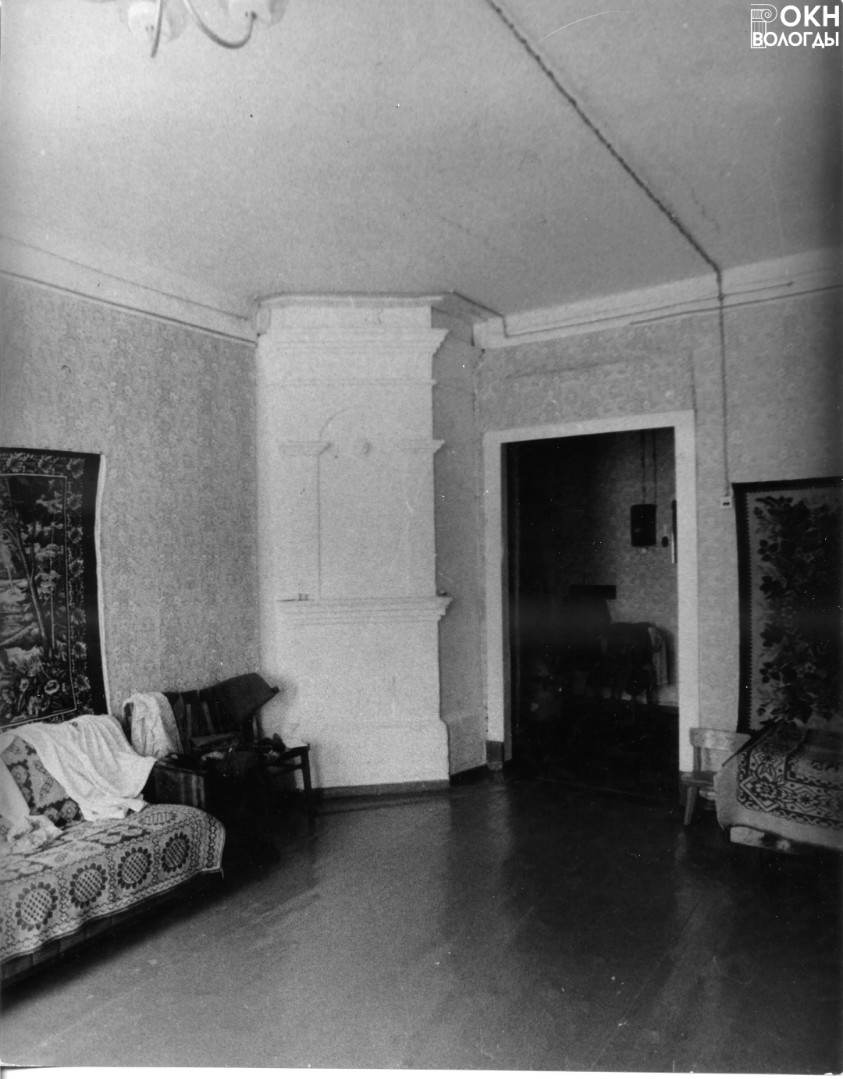 Угловая печь, первый этаж, 1984 год