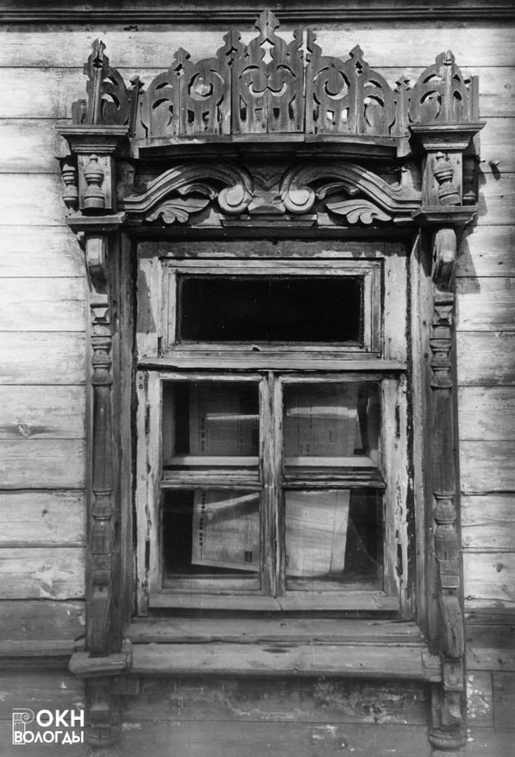 Декор наличников окна первого этажа, 1972 год