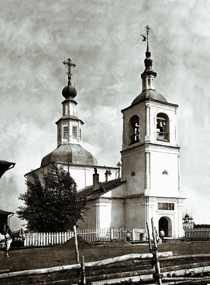 Церковь Архангела Гавриила, вид с северо-запада. Фото начала XX века
