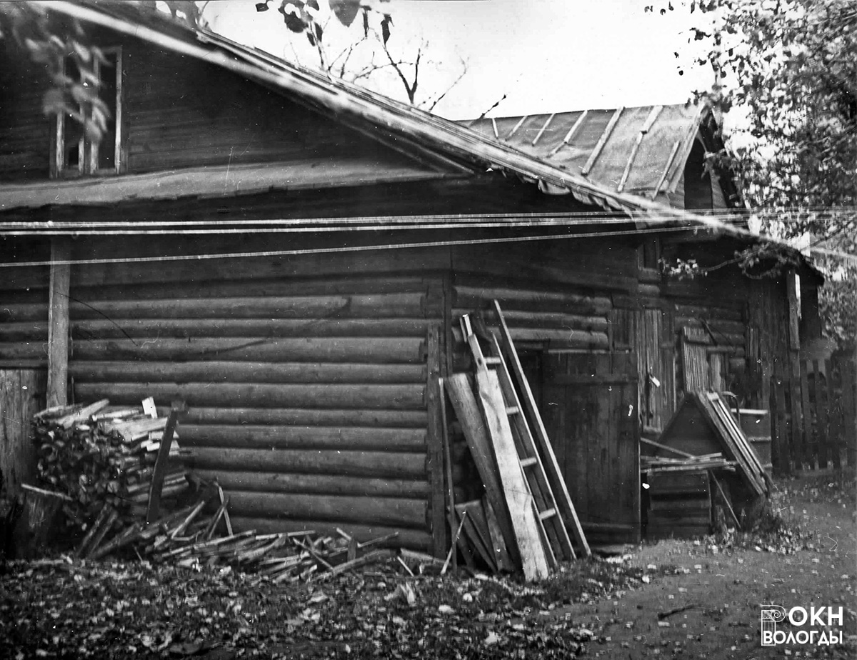 Вид на каретник с северо-запада, 1983 год