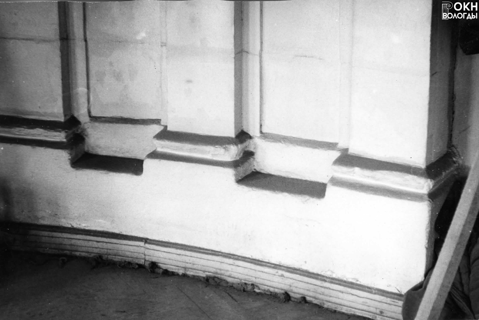 Печь юго-западного помещения, цокольная часть, 1981 г.
