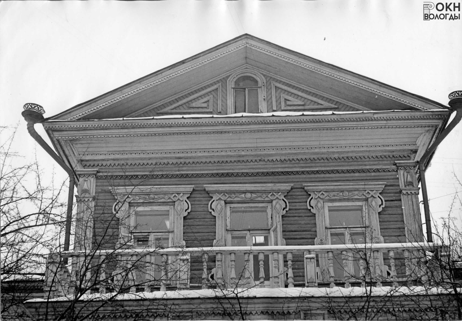 Фрагмент главного фасада, 1981 г.