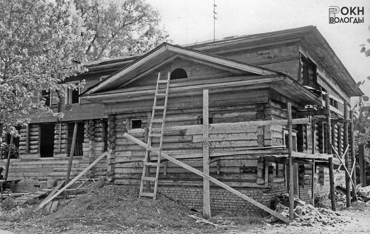 Реставрация дворового фасада, 1972 год