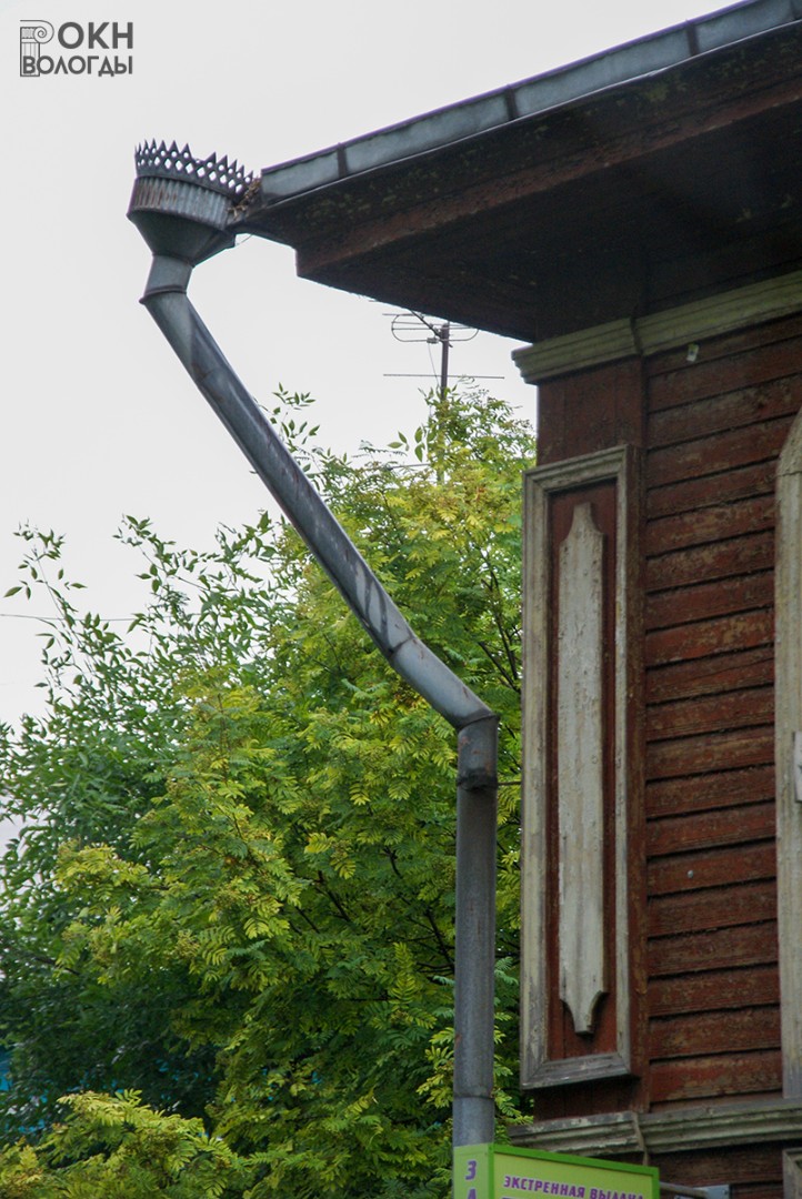 Оформление водослива
