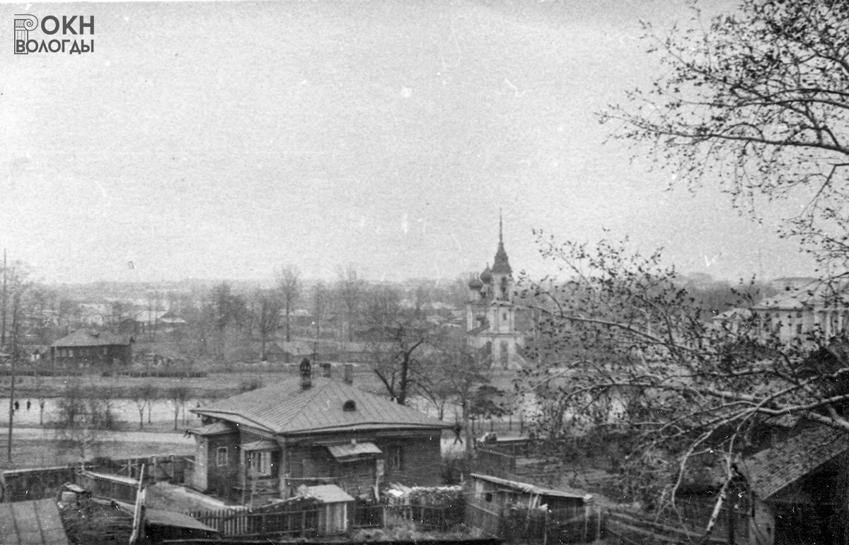 Вид с церкви Варлаама Хутынского, 1970-е годы