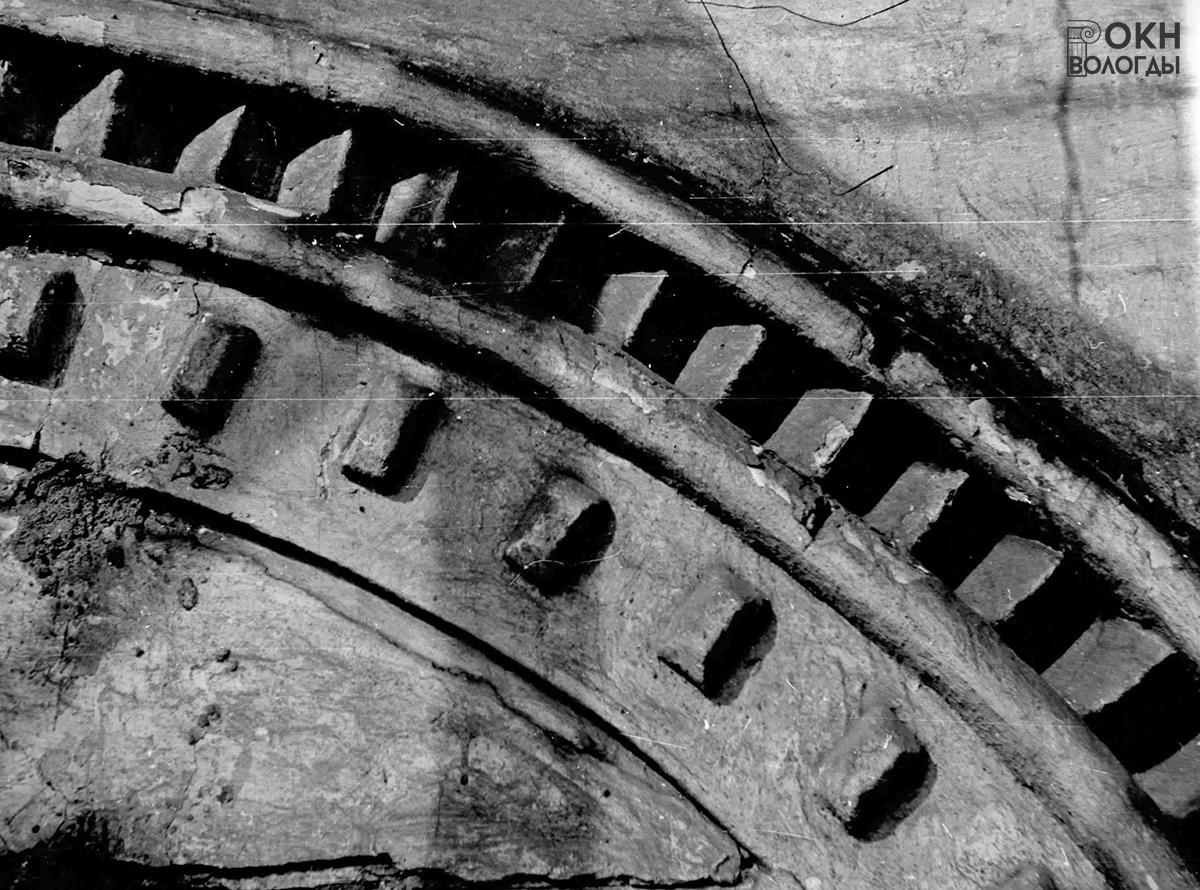 Фрагмент декора большого арочного проёма, 1976 год