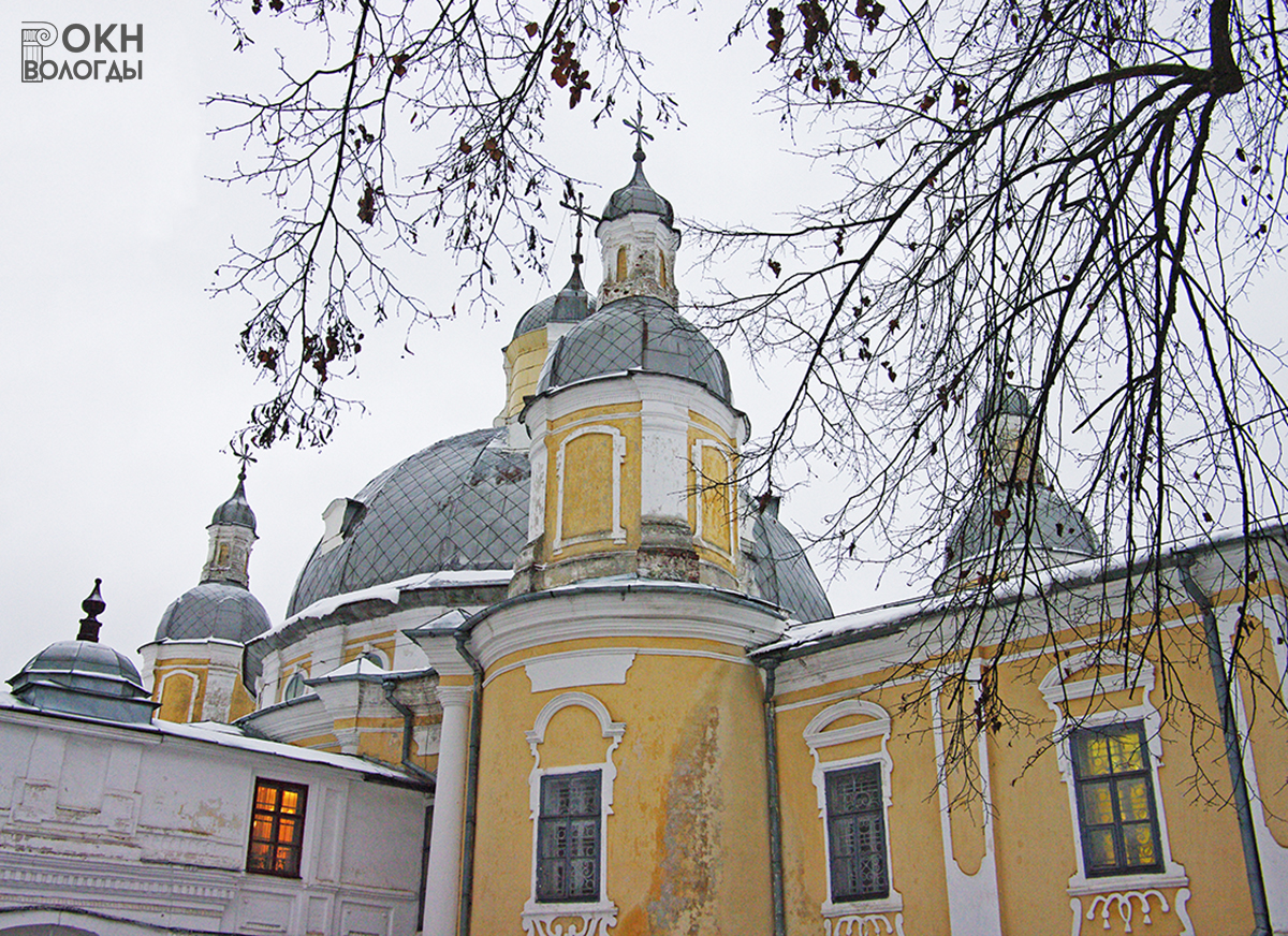 Вид с территории Вологодского кремля, 2009 год