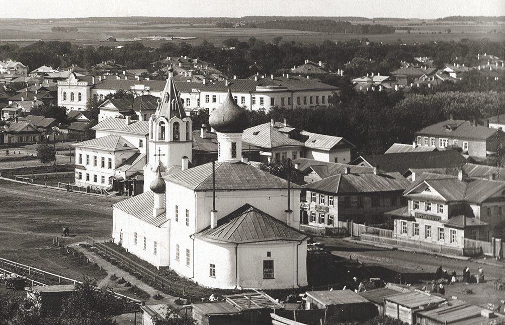 Вид с северо-востока, с водонапорной башни, 1901 год