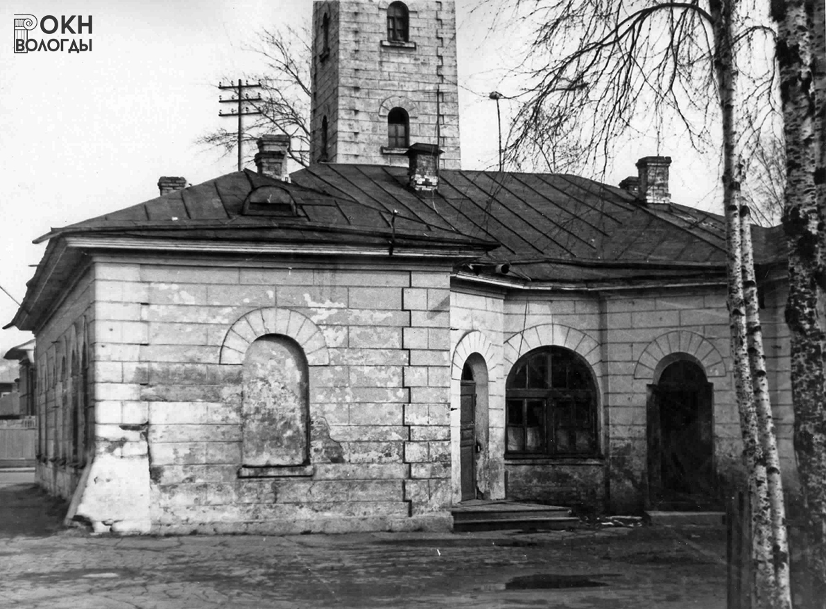 Фрагмент дворового (западного) фасада, 1976 год