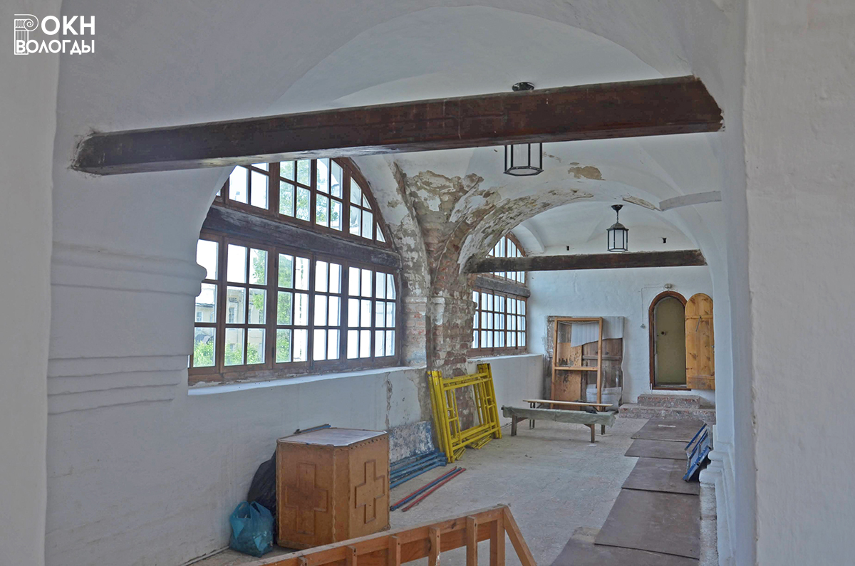 Интерьер перехода Спасского собора, 2022 год