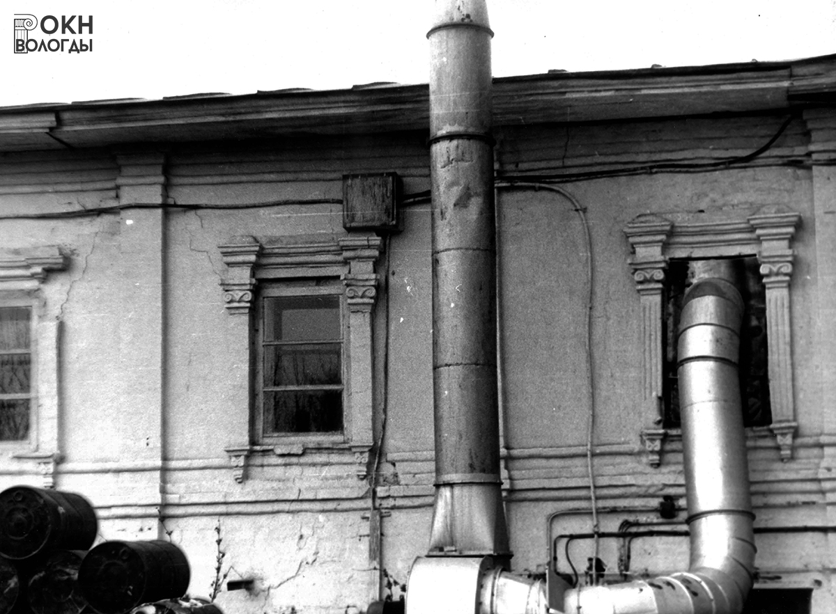 Фрагмент южного фасада, 1976 год