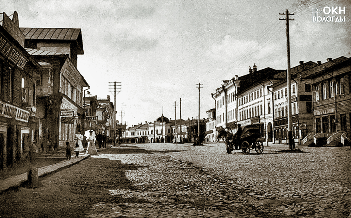 Улица Кирилловская (ныне Ленина). Открытка 1912 года