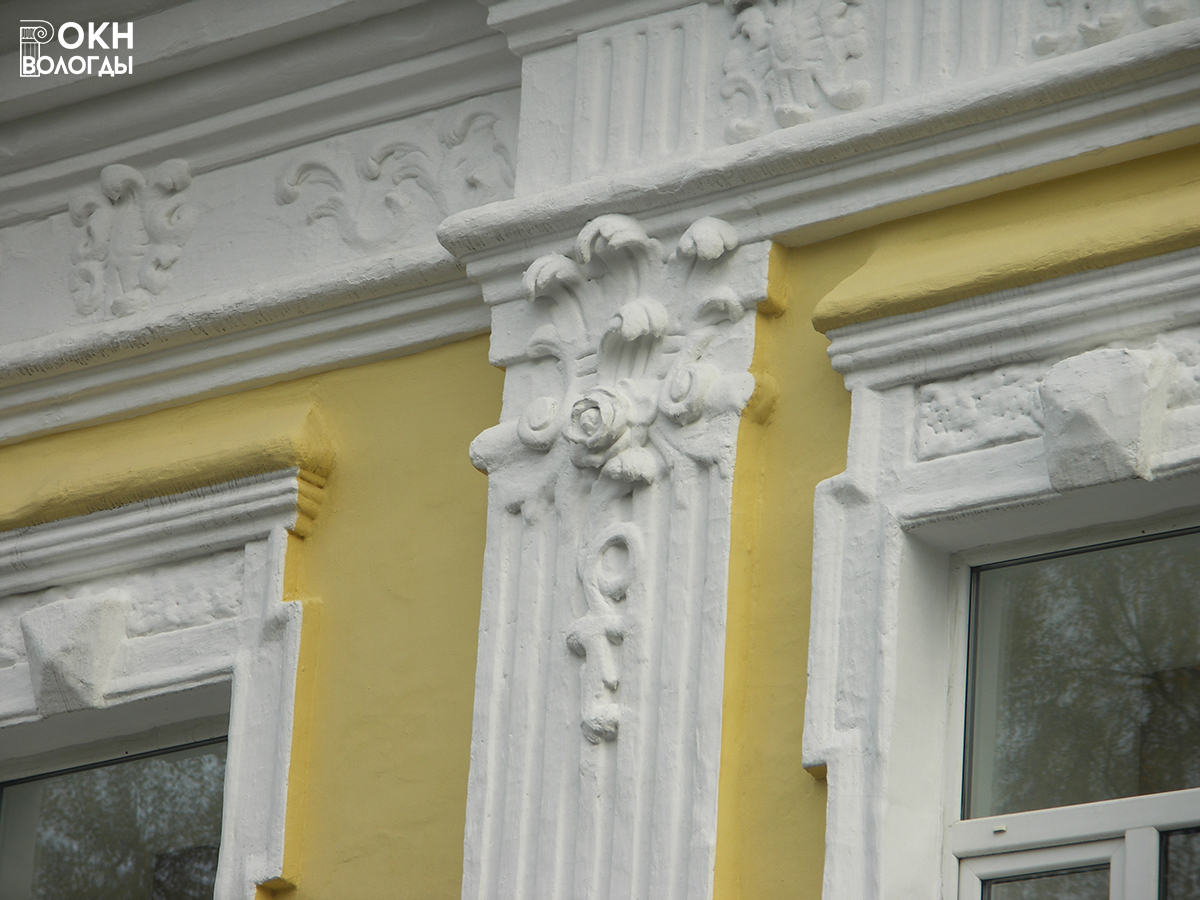 Декоративные элементы южного фасада, 2009 год