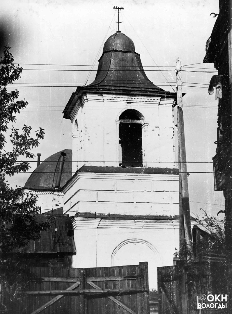 Западный фасад колокольни, 1976 год